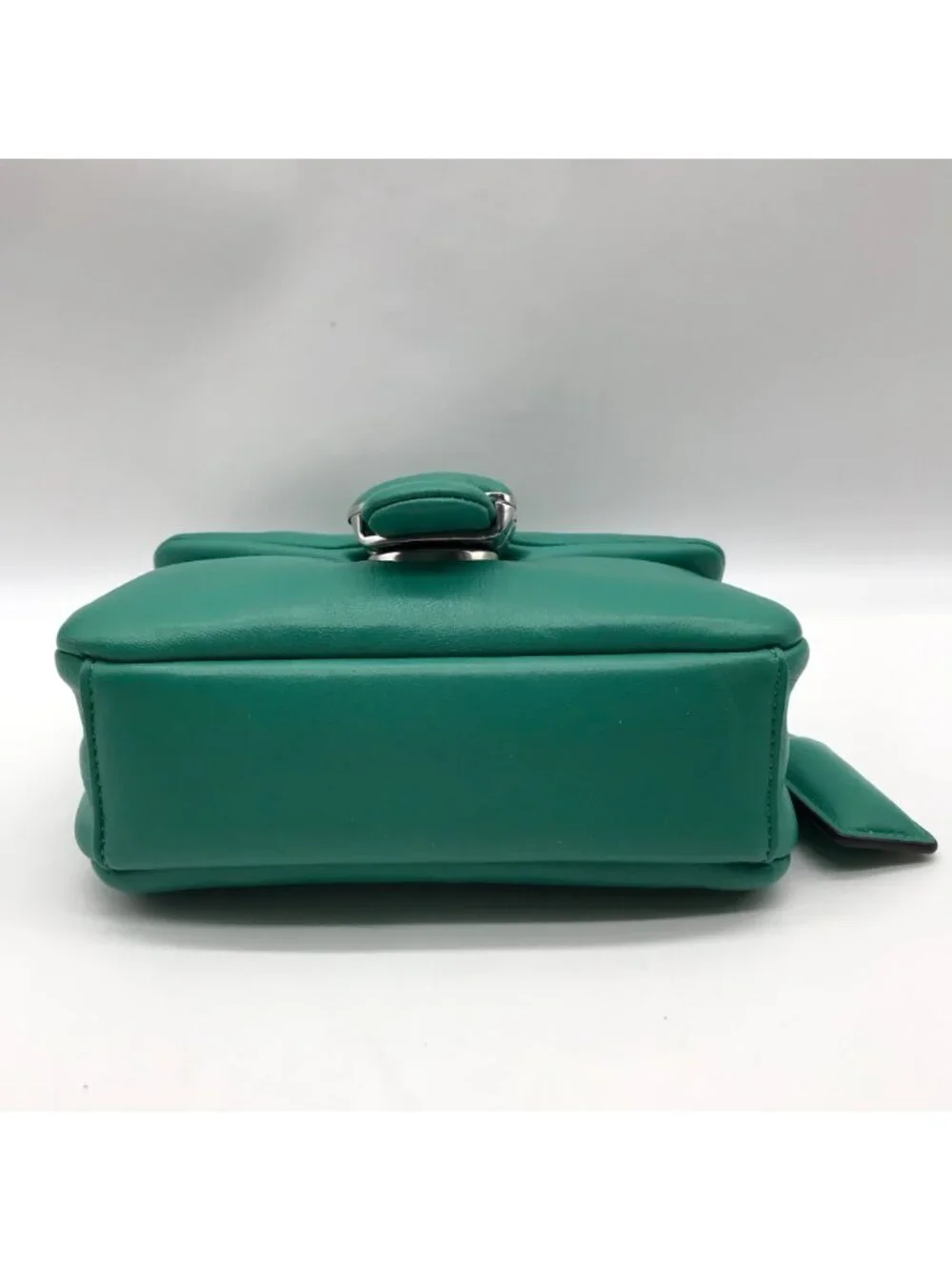 Coach Teal Leather Tabby 18 Pillow Shoulder Bag C3880